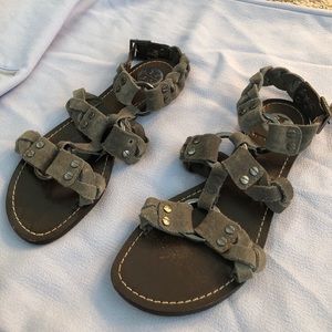 Tory Burch Grey Sandals